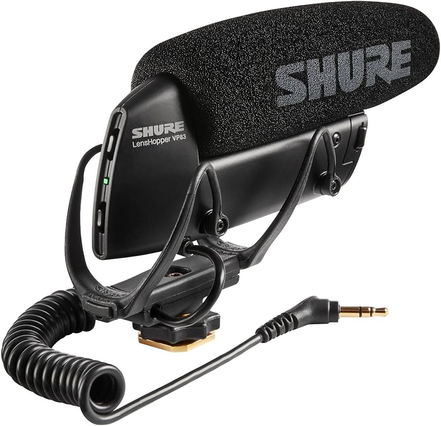 Amazon.com: Shure VP83 LensHopper Camera-Mounted Condenser Shotgun