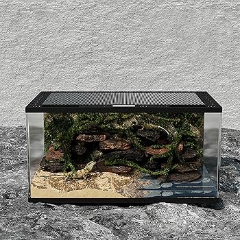 Amazon | NEONMAN 両生類飼育ケージ 爬虫類用ガラスケージ グラス