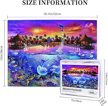 Amazon.co.jp: 500ピース ジグソーパズル ラッセン モルディブ