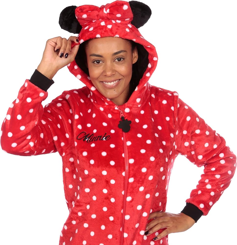 Amazon.com: Disney Womens Minnie Mouse Onesie Size Small Red