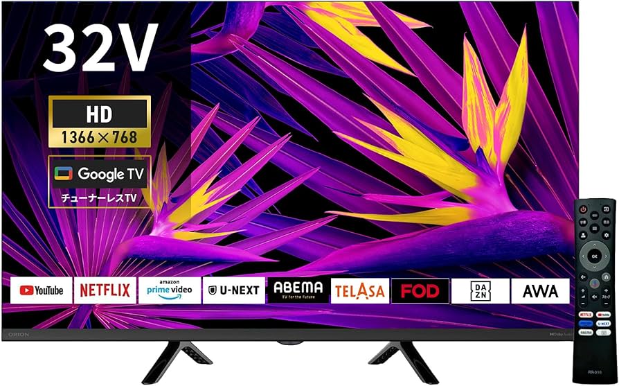 Amazon.co.jp: 32V型 SmartTV スマートテレビ(Android TV) 液晶テレビ