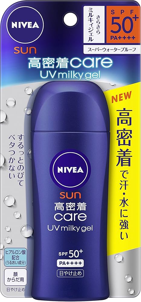Amazon.co.jp: ニベアサン 高密着ケア UVミルキィジェル 80g SPF50+