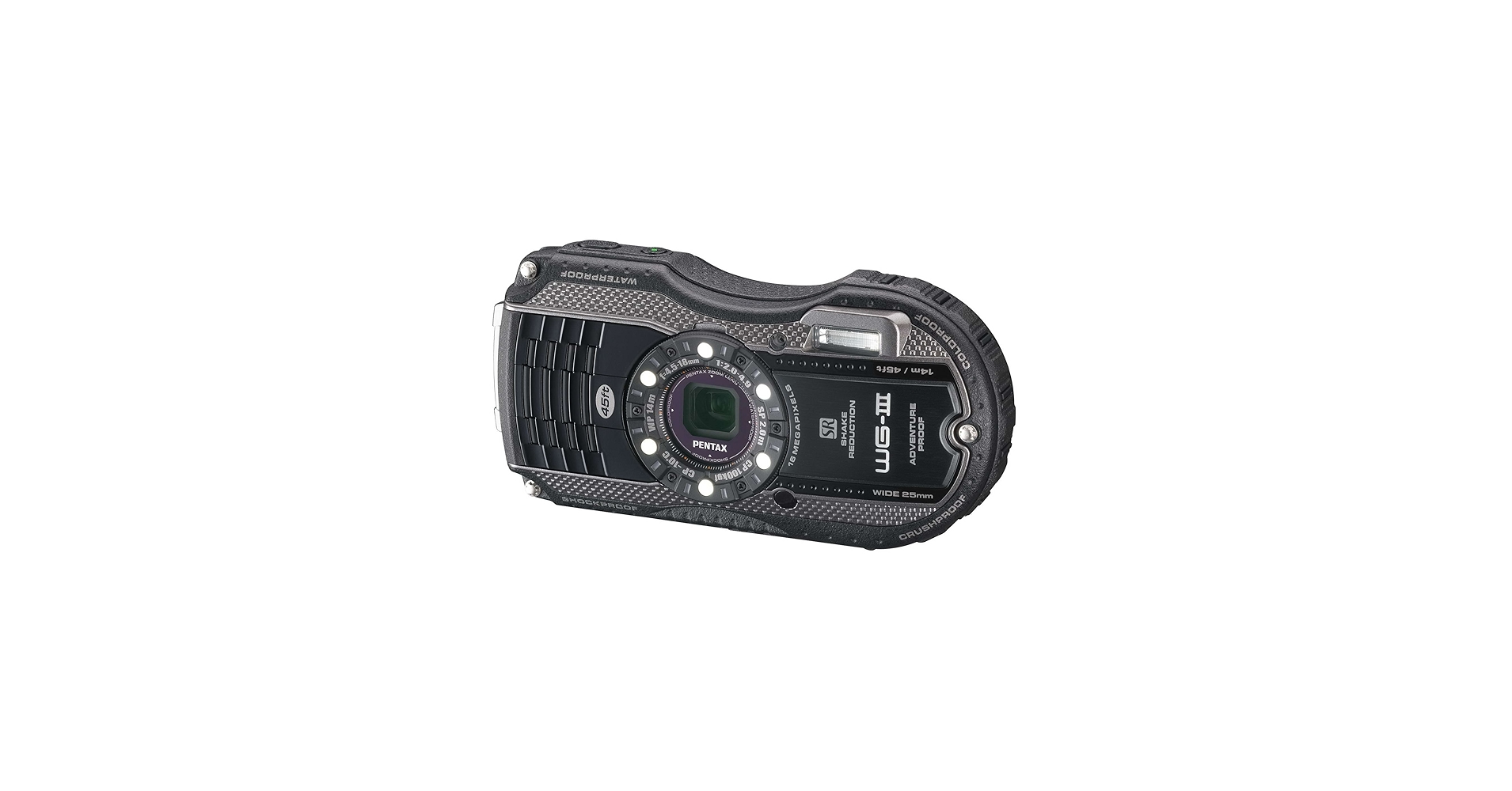Amazon.com : Pentax Optio WG-3 black 16MP Waterproof Digital