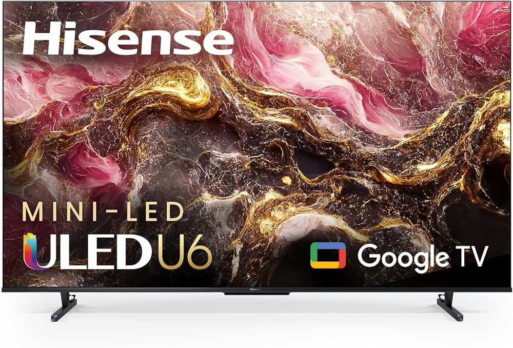 Amazon.com: Hisense 55-Inch Class U6 Series Mini-LED ULED 4K UHD