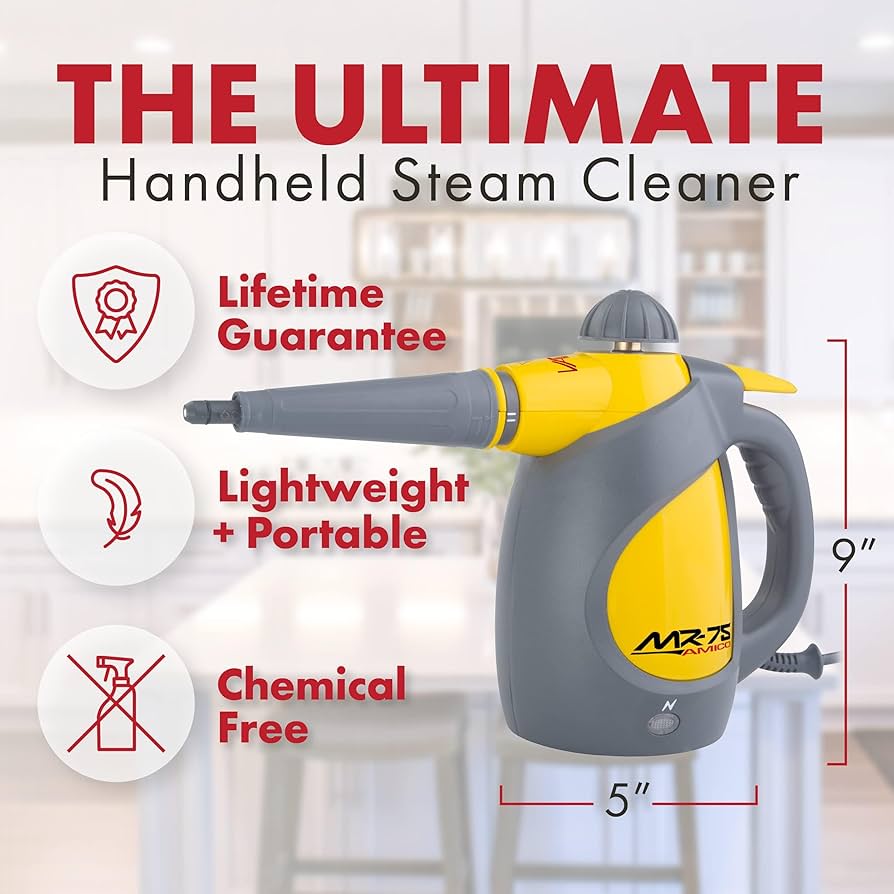 Amazon.com - Vapamore MR-75 Amico Handheld Steam Cleaner, 17