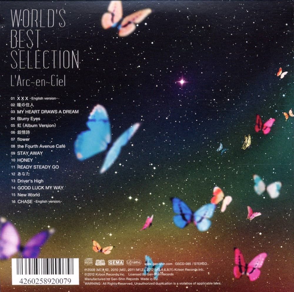 L'Arc~En~Ciel - World's Best Selection - Amazon.com Music