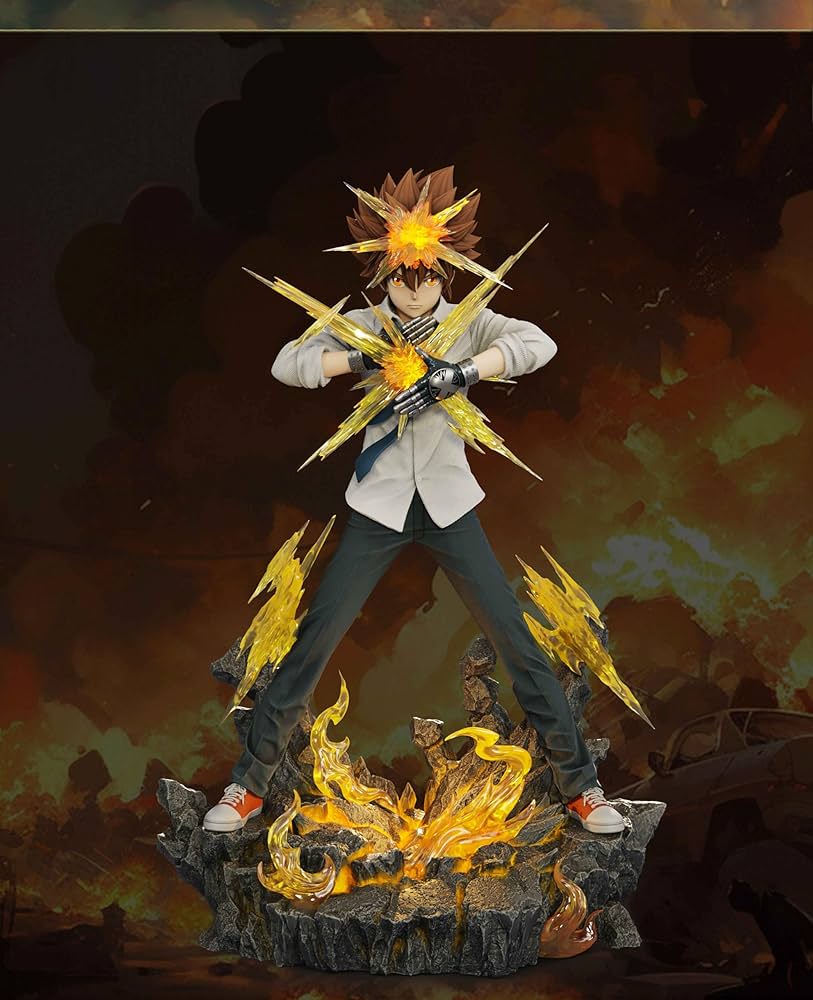 Amazon.co.jp: 沢田綱吉 さわだつなよし フィギュア 1/6スケール 塗装