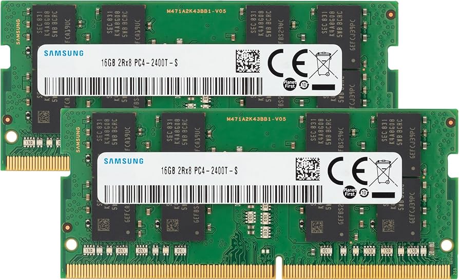 Samsung 32GB (2x16GB) DDR4 2400MHz PC4-19200 (PC4-2400T) CL17