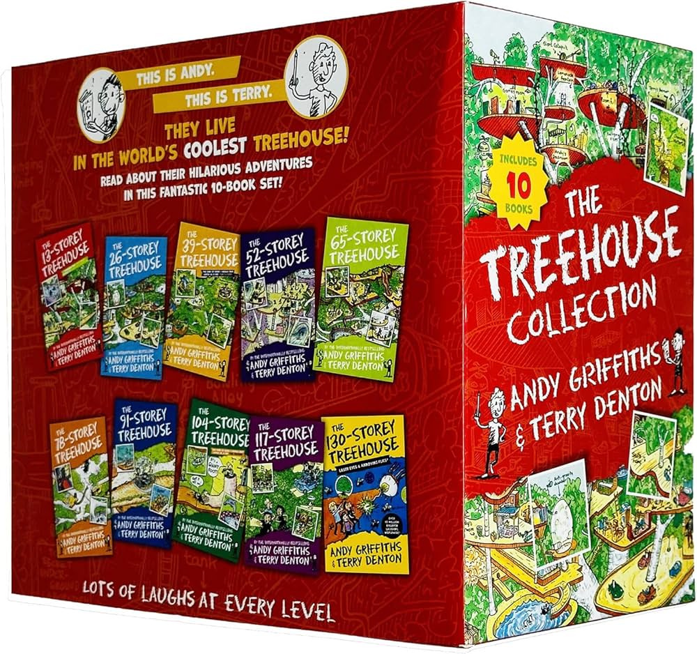 Amazon.com: The Treehouse Series 10 Books Collection Set By Andy