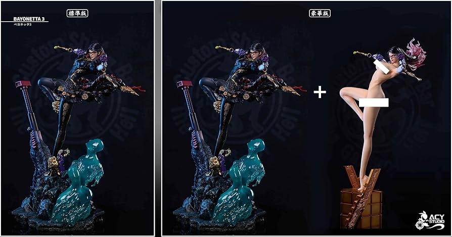 Amazon.co.jp: ベヨネッタ フィギュア 1/4スケール 塗装済み完成品