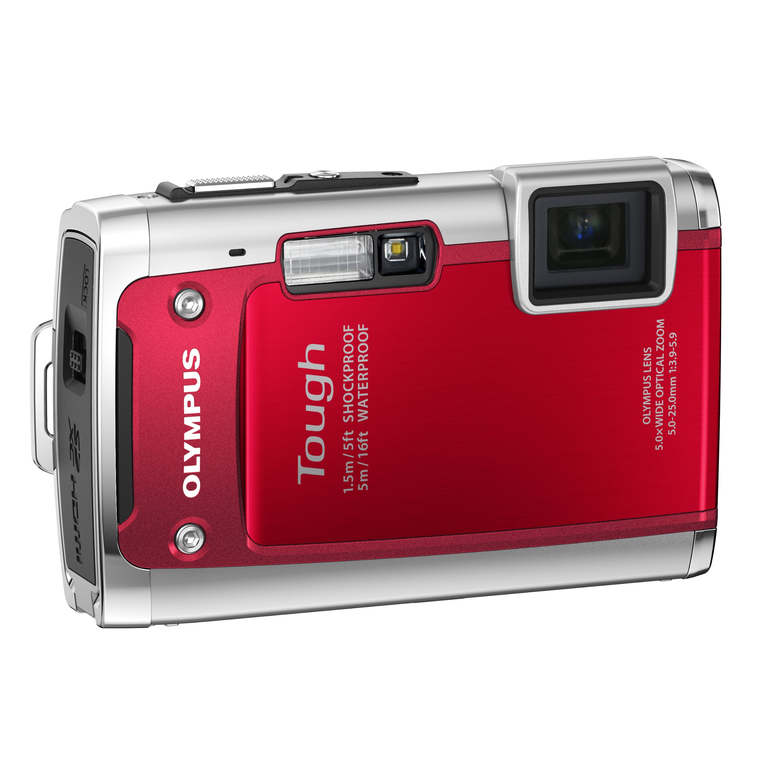 Amazon | OLYMPUS 防水デジタルカメラ TOUGH TG-610 レッド 5m防水 1.5