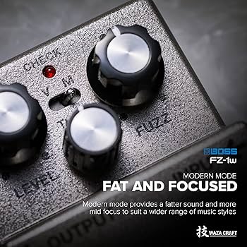 Amazon.com: BOSS FZ-1w FUZZ –Distortion Effects Pedal. All-Analog