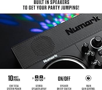 Numark Party Mix Live - DJ Controller with Built in Speakers