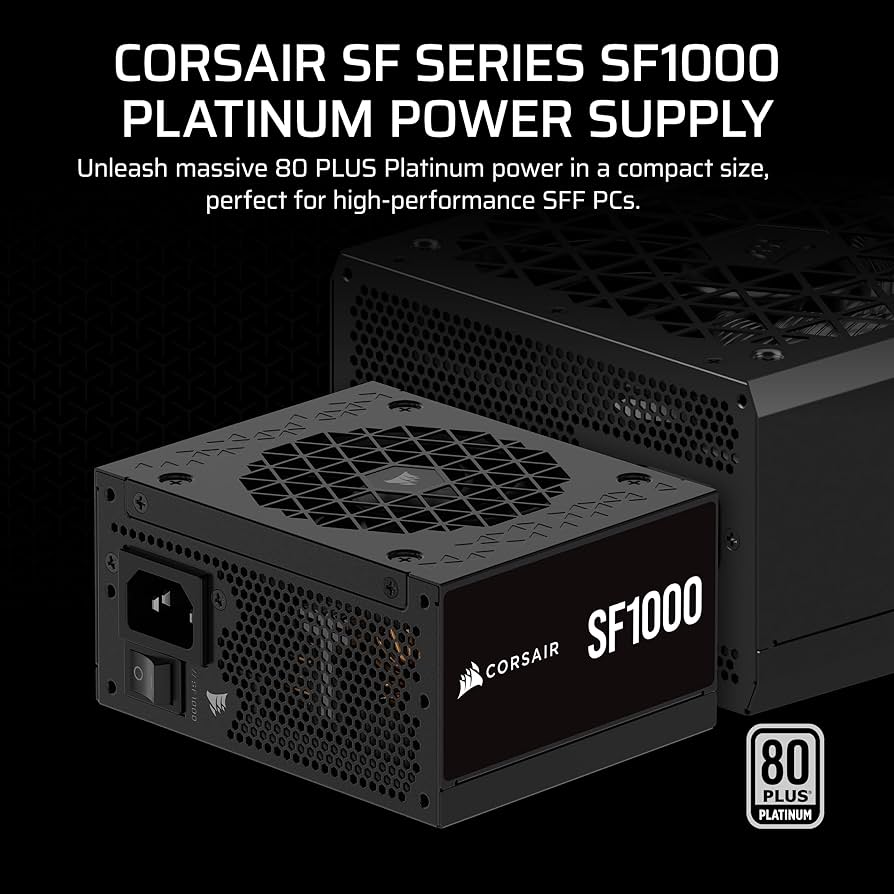 Amazon.com: CORSAIR SF1000 (2024) Fully Modular SFX Low Noise 80