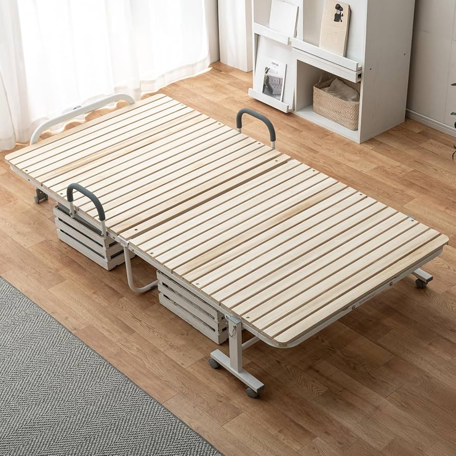 Amazon｜タンスのゲン ベッド シングル 折りたたみベッド すのこベッド