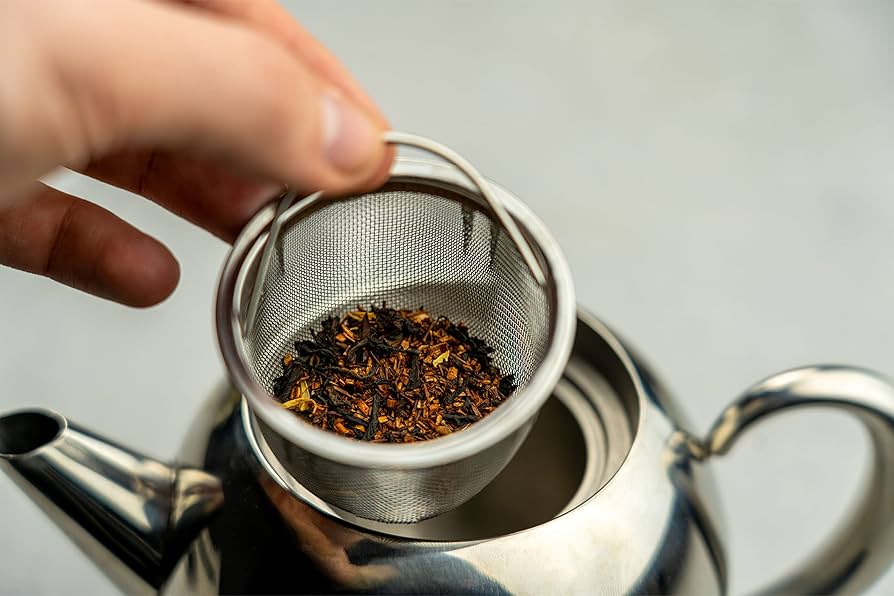 Amazon.com | Café Ole Rondo Stainless Steel Tea Pot Easy Pour