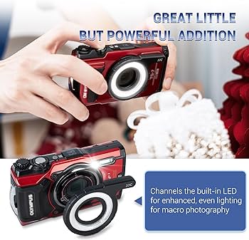 Amazon | JJC LEDライトガイドリング オリンパス TG-7 TG-6 TG-5 TG-4