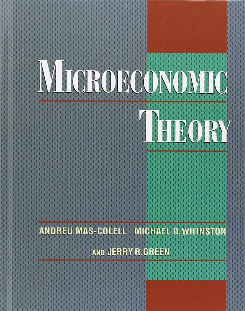 Microeconomic Theory: 9780195073409: Economics Books @ Amazon.com