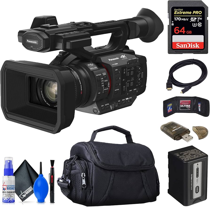 Amazon.com: Panasonic HC-X2 4K Camcorder (HC-X2) + 64GB Memory