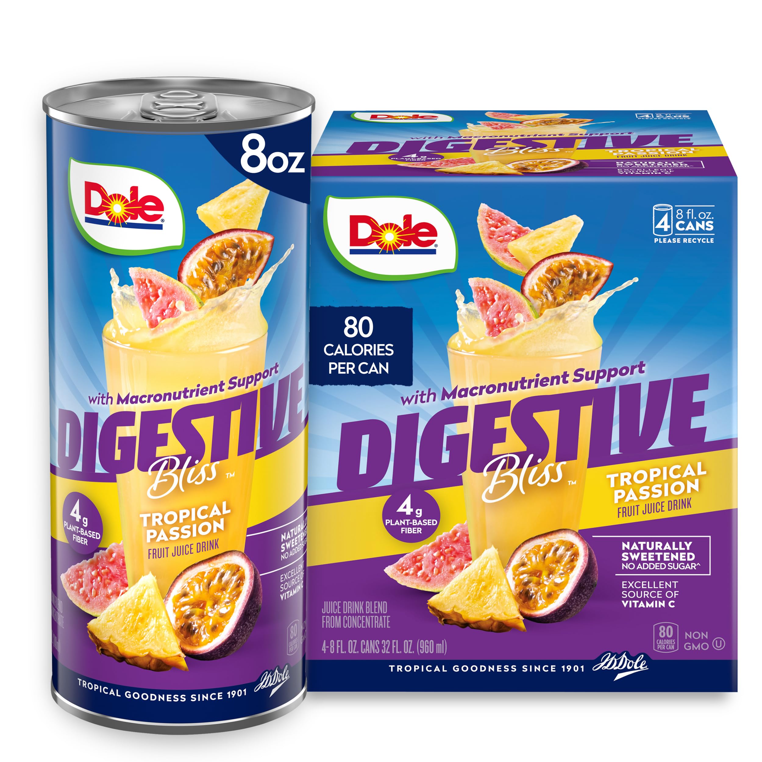 Amazon.com : Dole Digestive Bliss Flavored Fruit Juice Drink