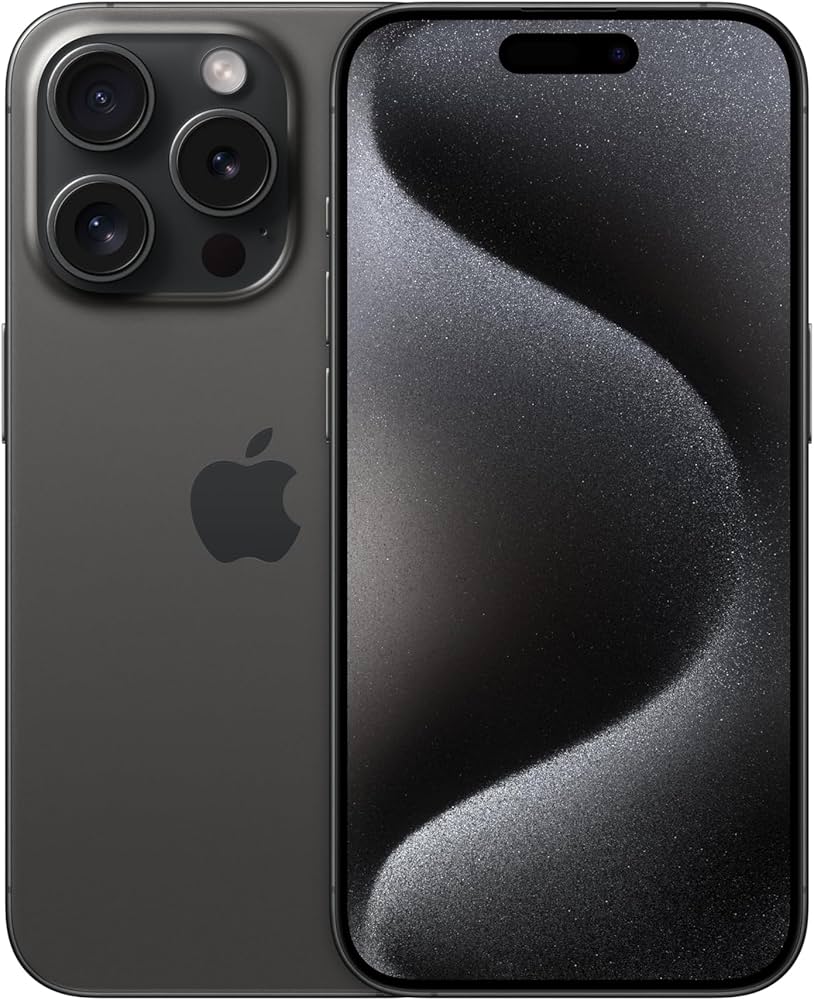Apple iPhone 15 Pro (256 GB) - Black Titanium (Renewed): Amazon.co