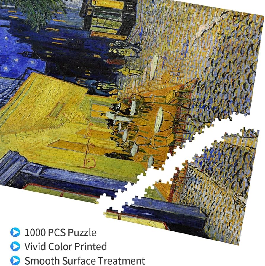 Amazon | ゴッホ 夜のカフェテラス パズル 1000ピース ジグソーパズル