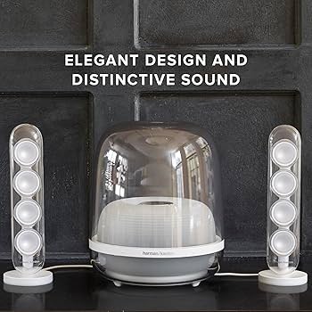 Harman Kardon SoundSticks 4 Bluetooth Speaker System, White