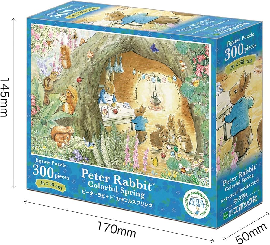 Amazon.co.jp: エポック社 300ピース ジグソーパズル ピーターラビット