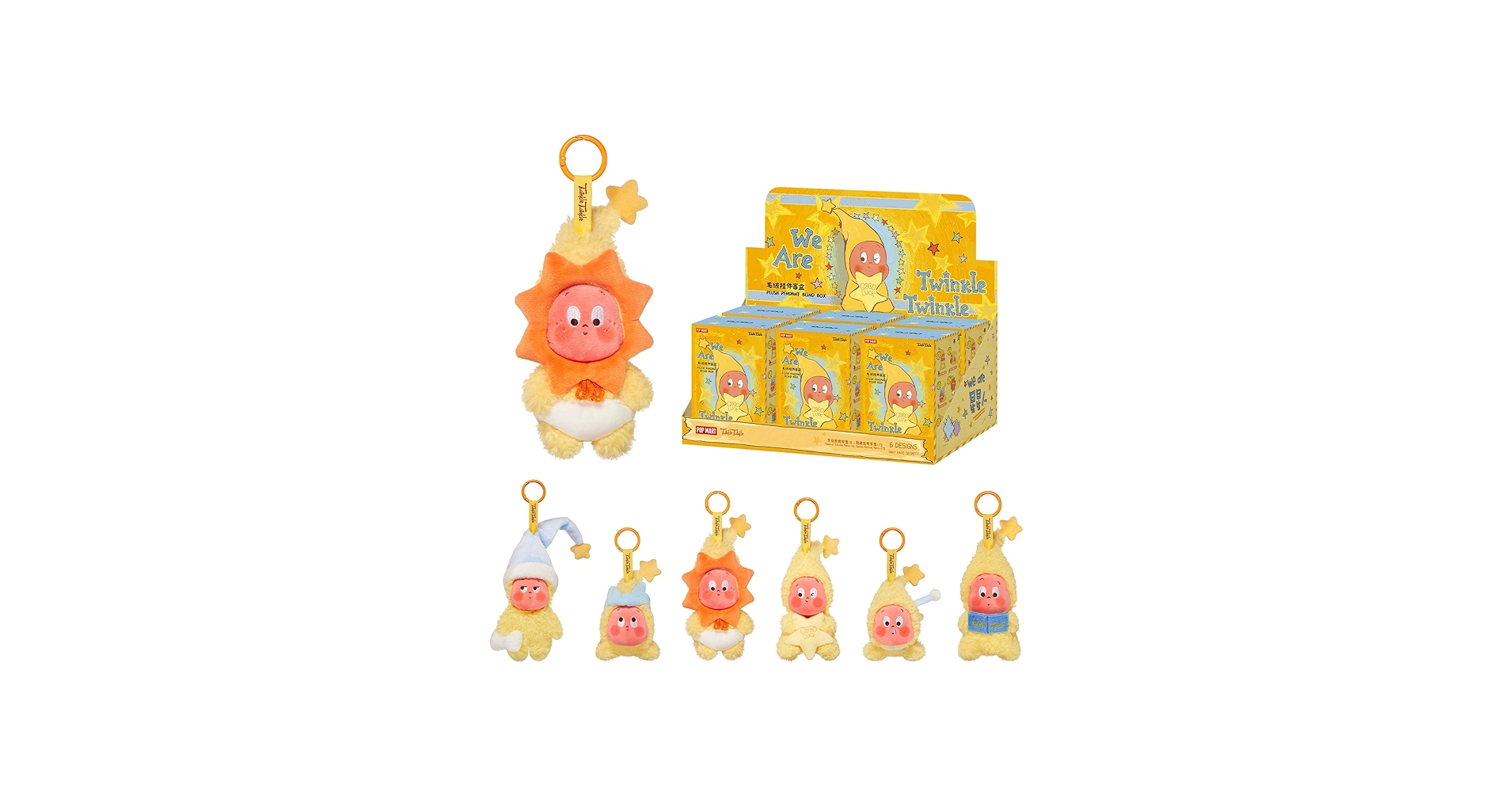 Amazon.com: POP MART We are Twinkle Twinkle Series-Plush Pendant