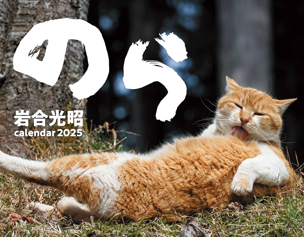 2025猫カレンダー のら ([カレンダー]) | 岩合光昭 |本 | 通販 | Amazon
