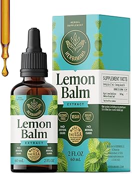 Amazon.com: HERBAMAMA Lemon Balm Tincture - Vegan Lemon Balm Leaf