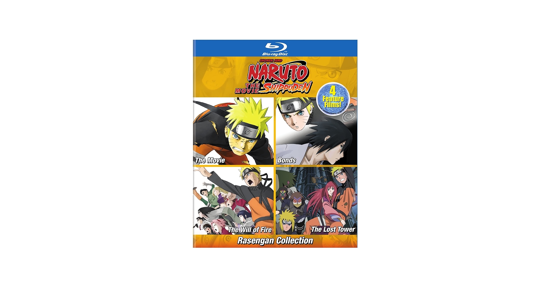 Amazon.com: Naruto Shippuden The Movie Rasengan Collection (4pk/BD