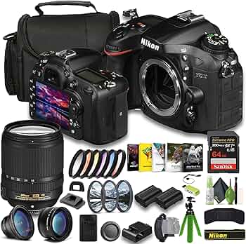 Amazon.com: Nikon D7200 24.2 MP DX-Format Digital SLR Camera + EN