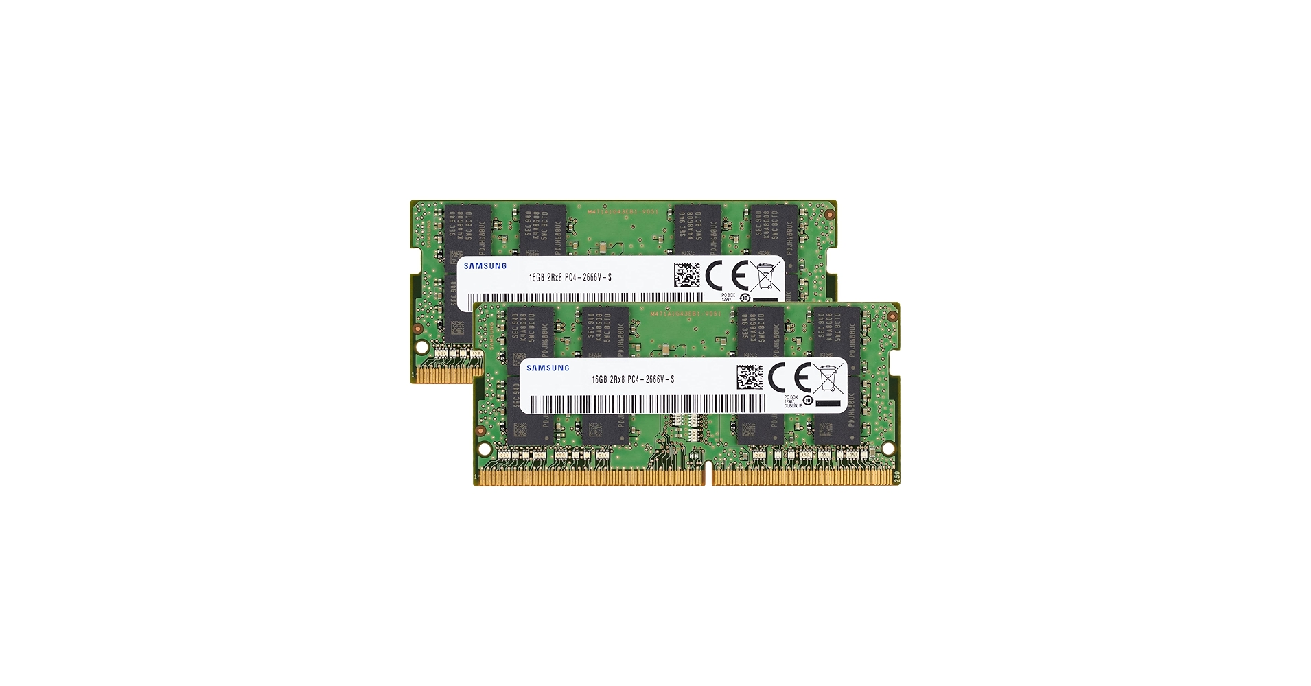 Samsung 32GB (2x16GB) DDR4 2666MHz PC4-21300 (PC4-2666V) CL19