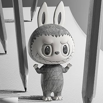 Amazon.co.jp: POP MART MEGA MEGA LABUBU 400%スケッチコレクション