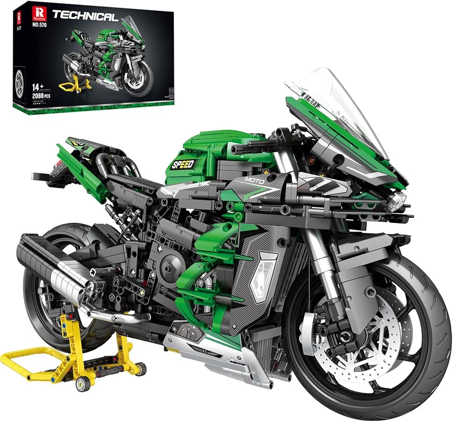 Amazon.com: Reobrix Motorcycle Building Sets for Adults, 1:5 Scale