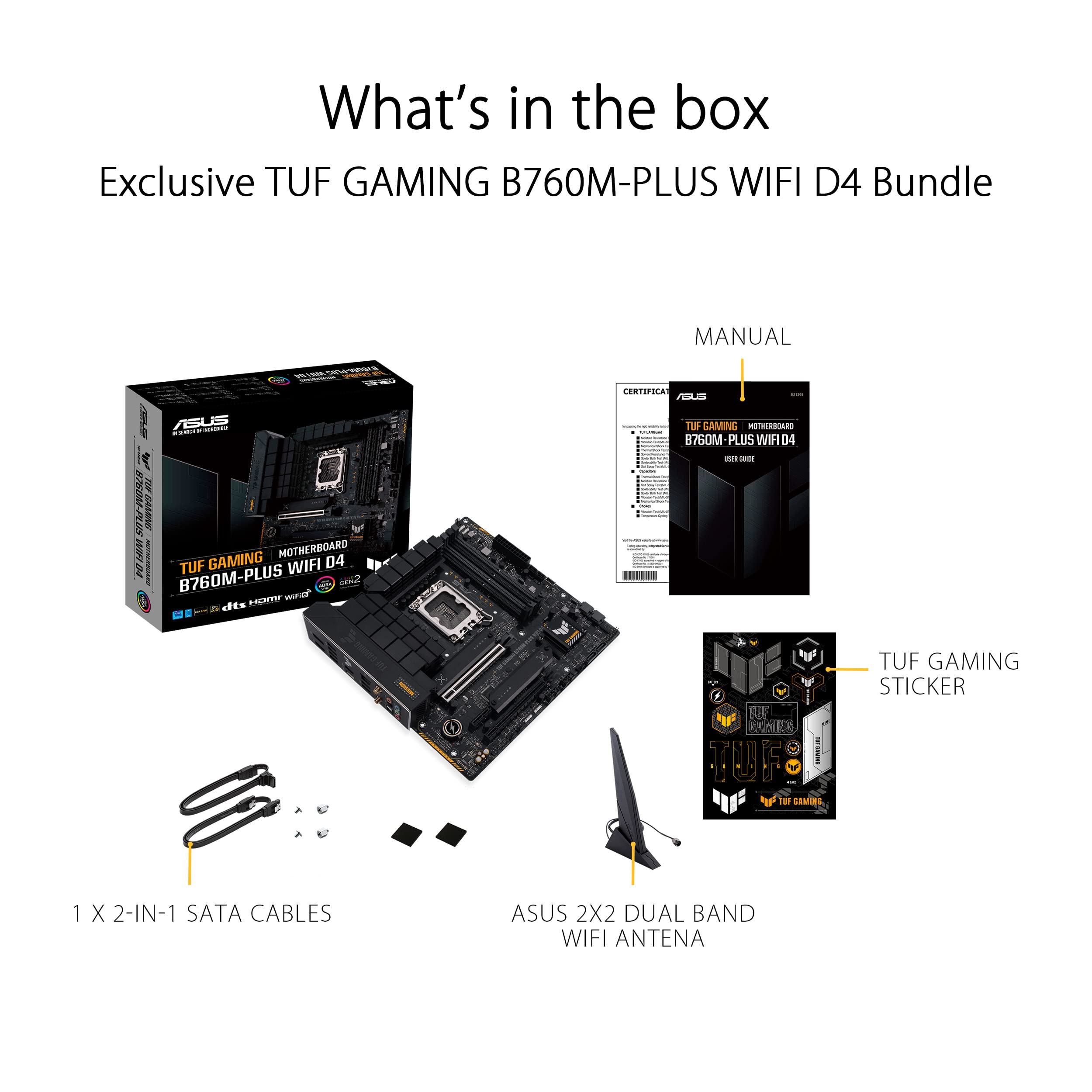 Amazon | ASUS TUF GAMING B760M-Plus、LGA 1700、MATX、D4、DDR4