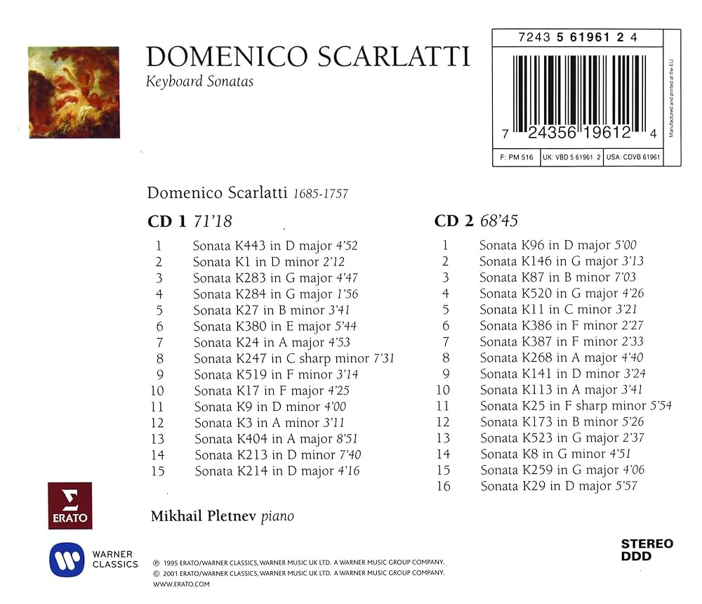 D. Scarlatti, Mikhail Pletnev, Domenico Scarlatti, Mikhail Pletnev