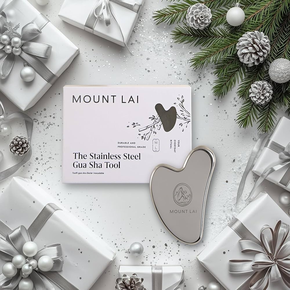 Amazon.com: Mount Lai Stainless Steel Gua Sha Facial Tool – The