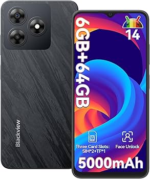 Blackview WAVE 8C Mobile Phones (2025), Android 14 Smartphone, 6GB