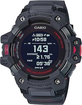 Casio GHSOCK Wrist Watch G-Shock GBD-H1000-8 G-Squad, Grey Color