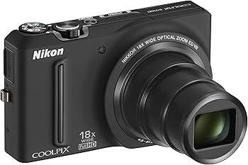Nikon COOLPIX S9100 Compact Digital Camera - Black (12.1MP, 18x
