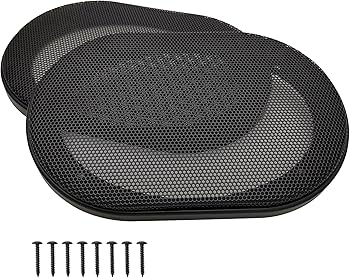 Amazon.co.jp: 4インチ x 6インチ スピーカーグリルカバー カー