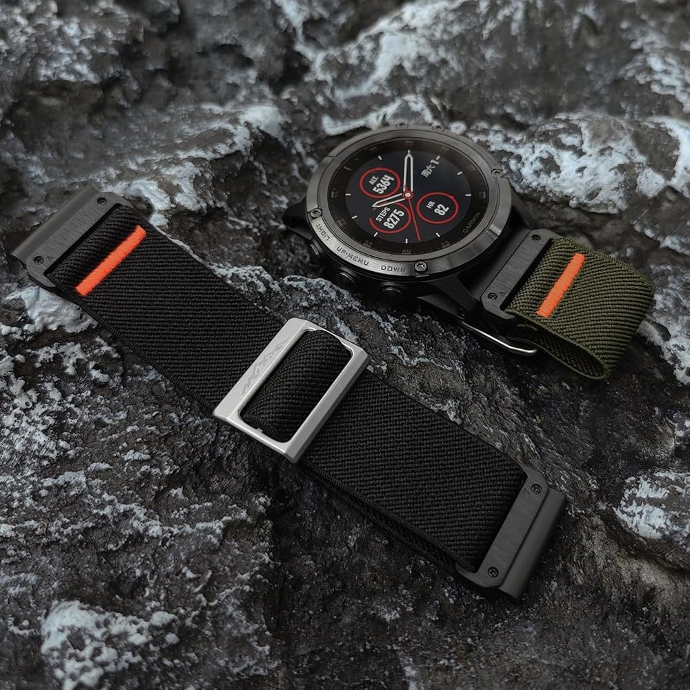 Amazon.com: Abanen Quick Fit 26mm Elastic Nylon Soft Stretchy Loop