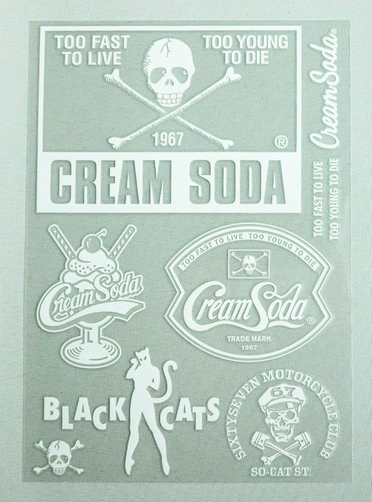 Amazon | ☆CREAM SODA 転写シールセット ☆ クリームソーダ