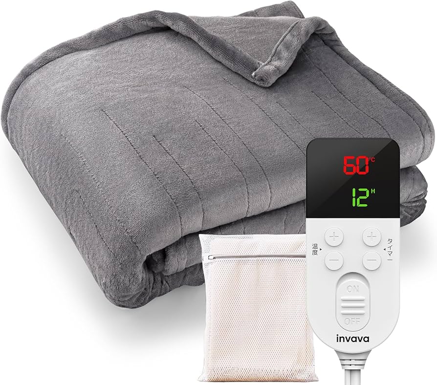 Amazon.co.jp : invava® 【睡眠専門家監修】電気毛布 敷き 敷き毛布
