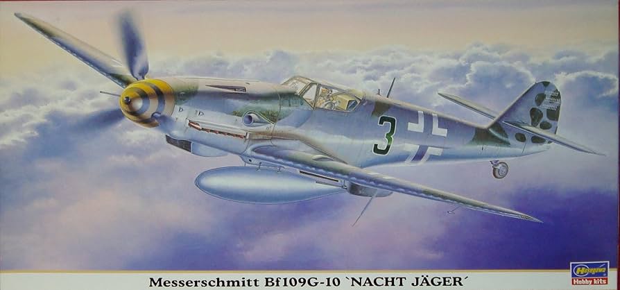 Amazon.co.jp: ハセガワ 1/48 メッサーシュミット Bf109G-10 '夜間戦闘