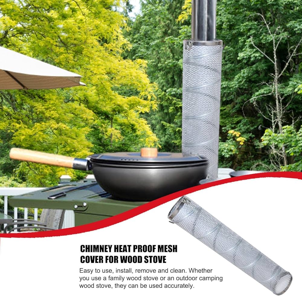 Amazon.co.jp: 煙突パイプ 煙突ガード メッシュテントプロテクター
