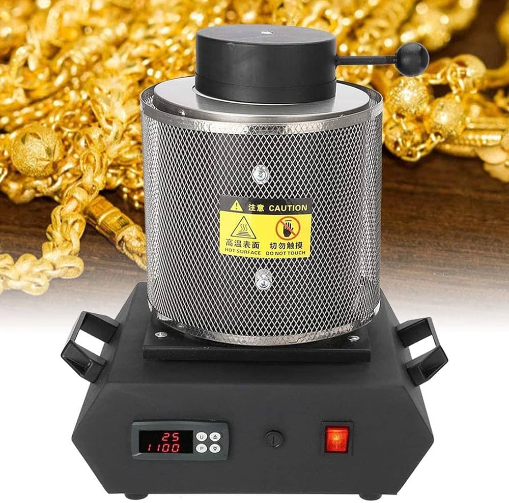 Amazon | 金属溶解機 ジュエリー鋳造マシン 1KG 2KG 3KG金溶解炉、銀