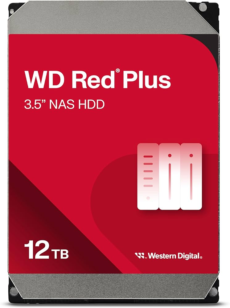 Amazon.com: Western Digital 12TB WD Red Plus NAS Internal Hard
